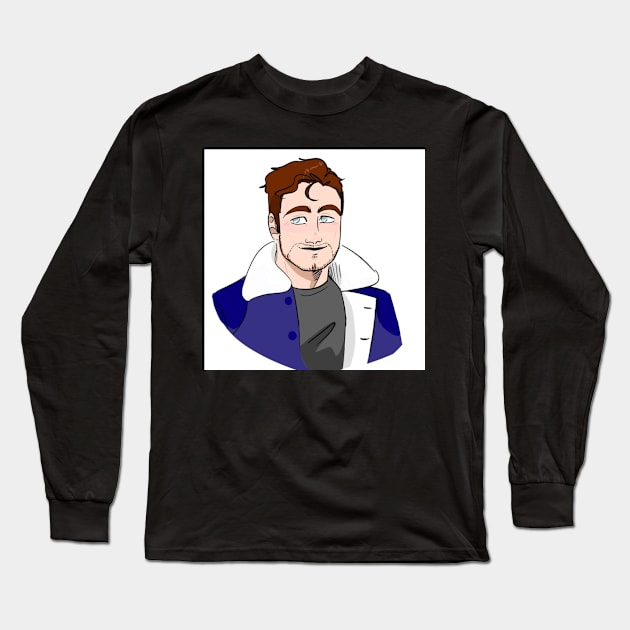 Sebastian Stan Long Sleeve T-Shirt by Gallifreyanz